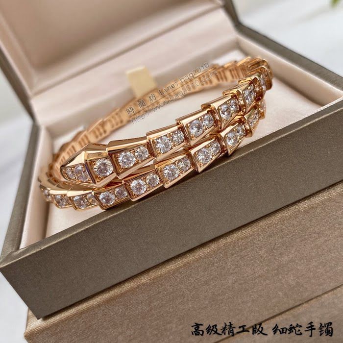 Bvlgari飾品 寶格麗高級精工版手鐲 寶格麗細蛇手鐲  zgbq3349